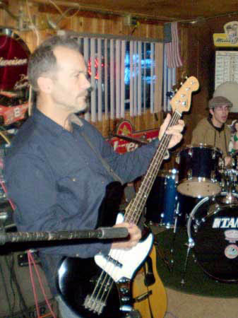 Werner on bass with Jordan on drums