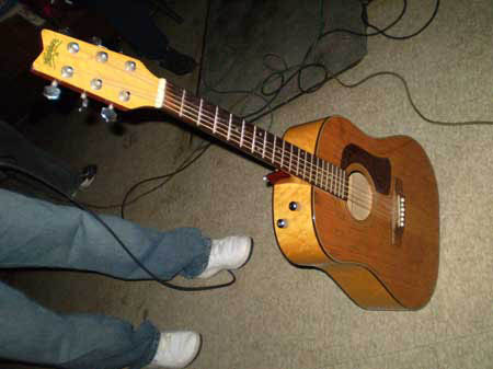 Magic! Washburn electro acoustic at Big Johns Open Mic