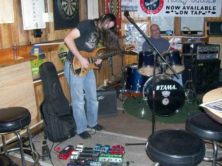 Jim Farkas
                                                        with Rich from
                                                        THe Farmer Phil
                                                        Band